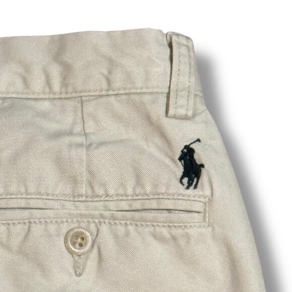 Polo Ralph Lauren Khaki Pants Teens Beige Preston Chino Sz 30/28 ALTERED - Picture 3 of 10